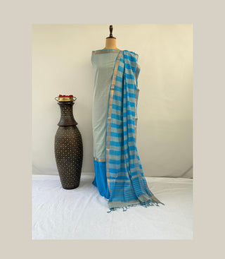 3 PC Mangalagiri Cotton Suit Material